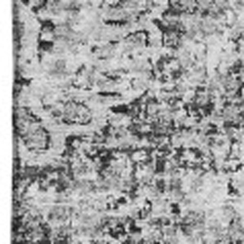 8' X 10' Gray And Ivory Floral Washable Area Rug With UV Protection