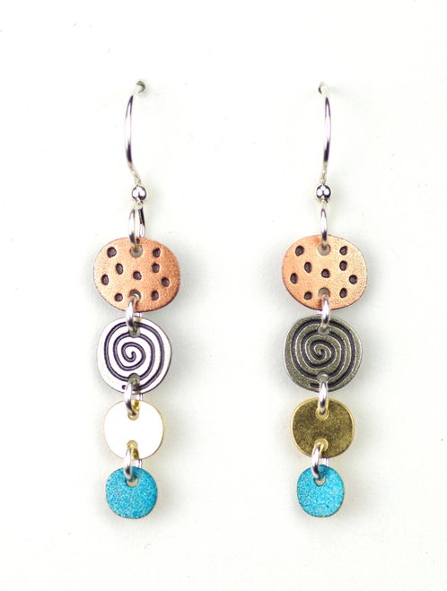 Graduated Circles Earring