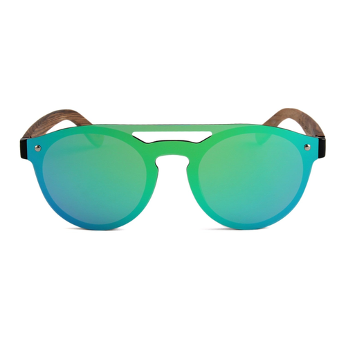 Firenze Aviator bamboo Sunglasses