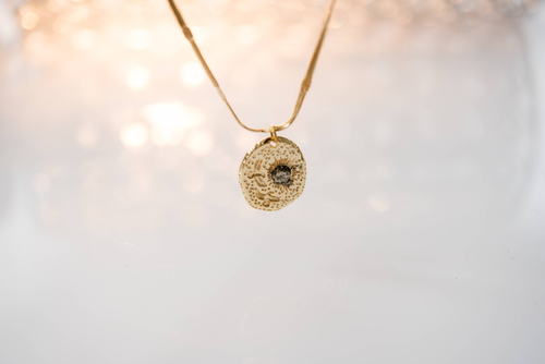 Pyrite Coin Necklace