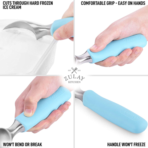 Ice Cream Scoop With Rubber Grip