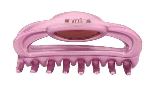 Bi Color Button Hair Claw