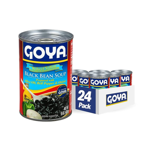 GOYA REDUCED SOD BLK BEAN SOUP 