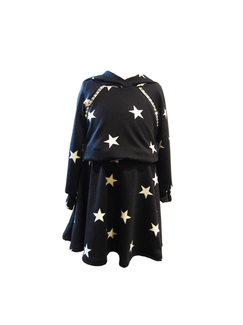 Starry Night 2022 Hoodie Dress