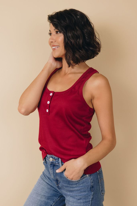 You & Time Ribbed Tank