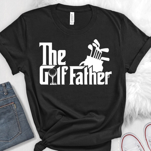 Men's Golf Father T-Shirt - Boys Printed 