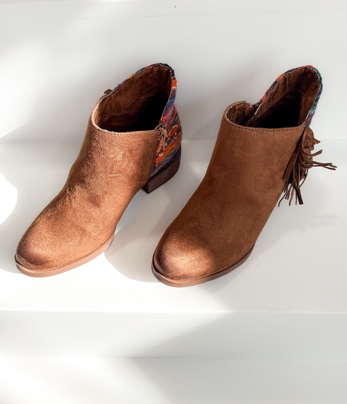 Etty Fringe Ankle Boot
