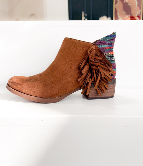 Etty Fringe Ankle Boot