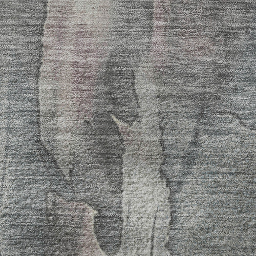 5' X 8' Gray And Beige Floral Washable Area Rug With UV Protection