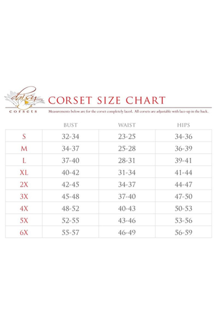 Top Drawer 4 PC Black/Purple Striped Premium Pirate Corset Costume