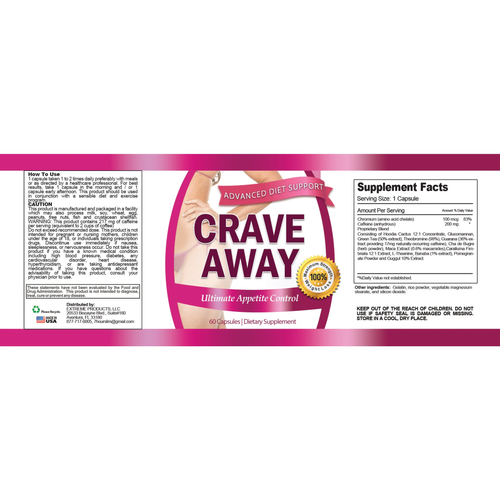 Crave Away Weight Control Extreme Dietary Supplement (60 capsules)