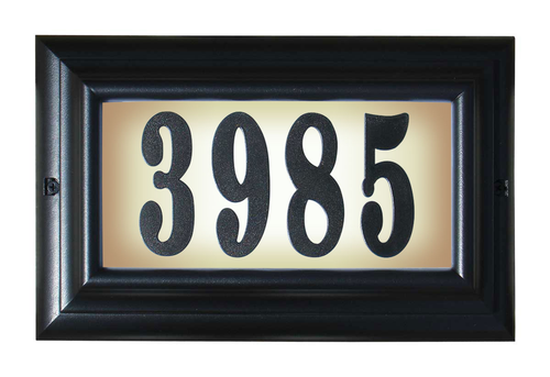 Edgewood "Do It Yourself Kit" Lighted Address Plaque 