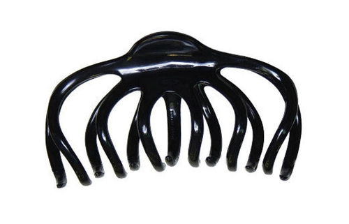 Hump With Wave Hair Claw Black