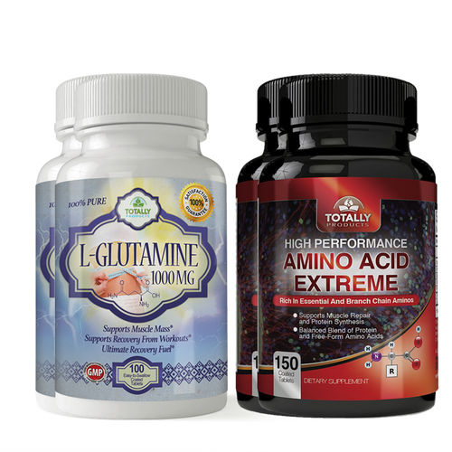 L-Glutamine and Amino Acid Extreme Combo pack