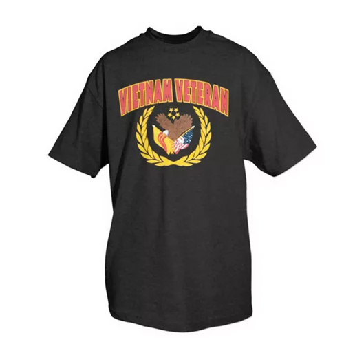 Vietnam Vet T-Shirt- Black