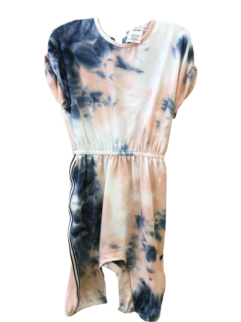 Dropped Crotch Romper Tie Dye