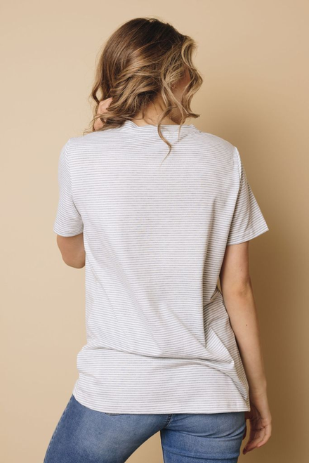 Only In America Striped T-shirt
