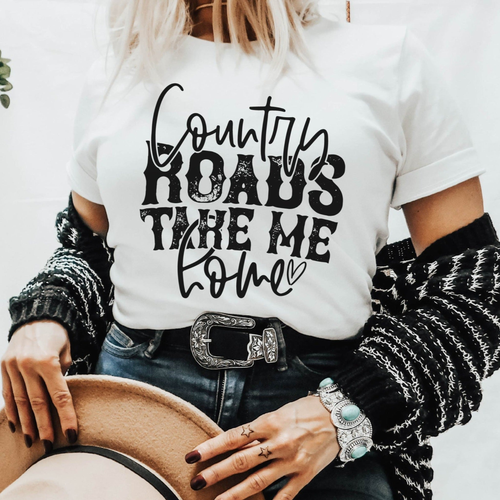 Women's Country  Roads Take Me Home T-Shirt