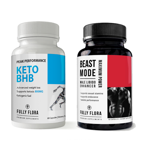 Fully Flora Keto BHB and Beast Mode Combo Pack