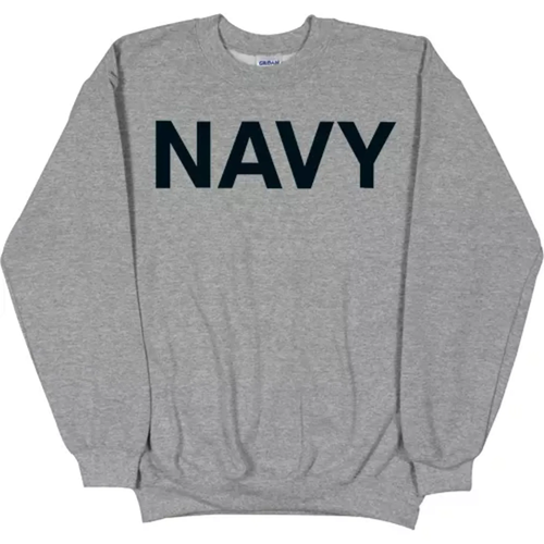 Navy Sweatshirt Grey