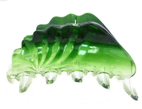 Gathered Bi Crystal Color Hair Claw