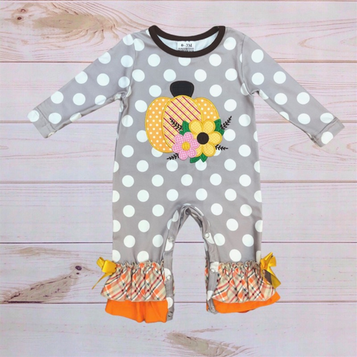 Pumpkin Romper - 18-24 Months