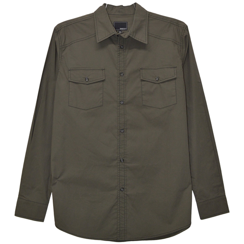 Weiv Long Sleeve Shirts Olive