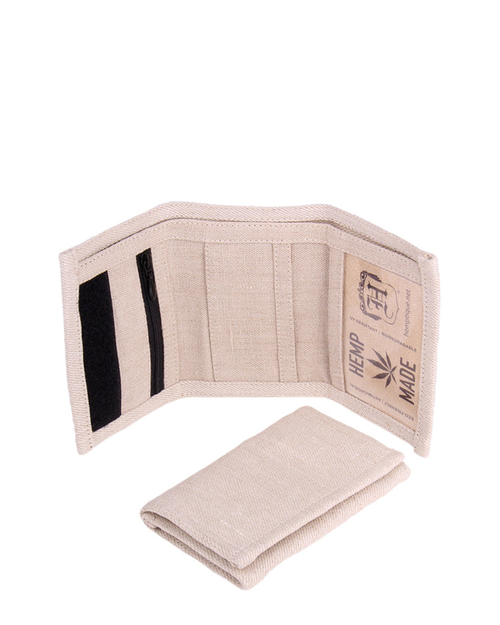 Hemp Tri-fold Canvas Wallet