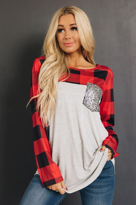 Not Your Basic Plaid Long Sleeve