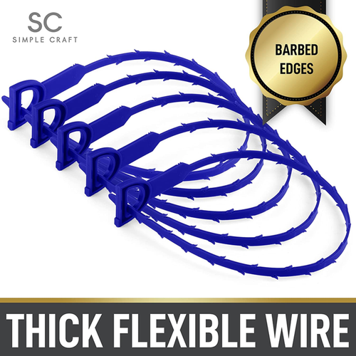 Simple Craft 20-Inch Plumbing Snake Drain Clog Remover