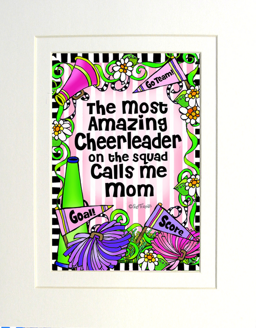 Cheer Squad Mom/Grandma Themed Gifty Art 