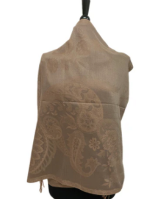 Pattern Pashmina Khaki