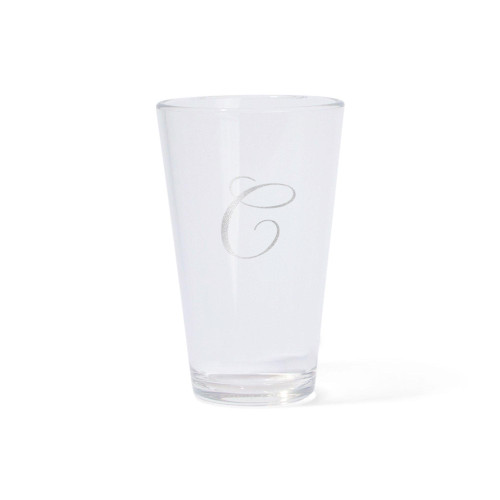 Clear Silicone Straight Shape Stemless Pint Glass