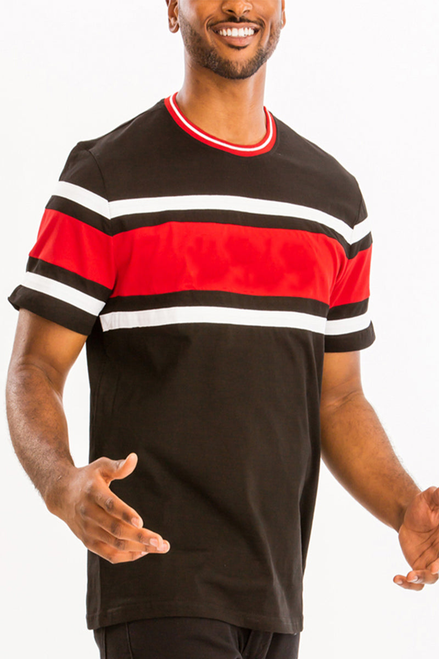 Vertical Color Block Tee