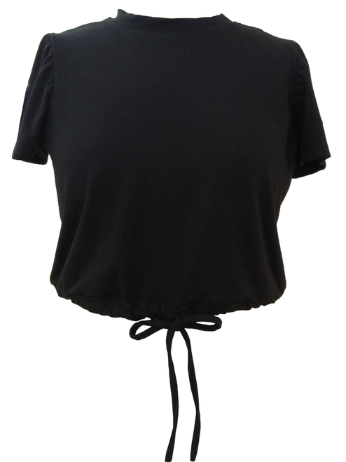 Basics Drawstring Waist Top