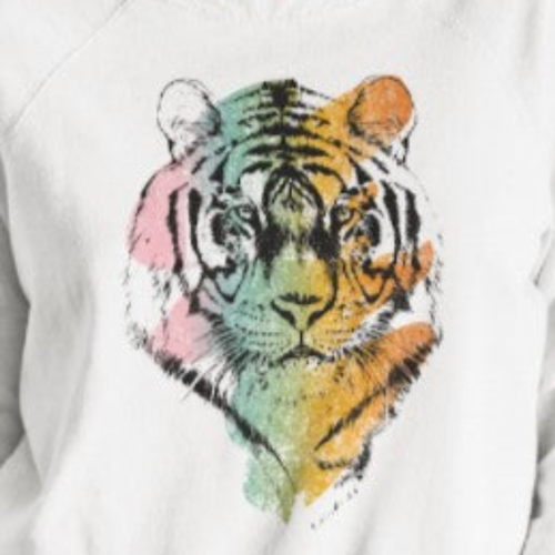 Women's Tiger Face Sweatshirt