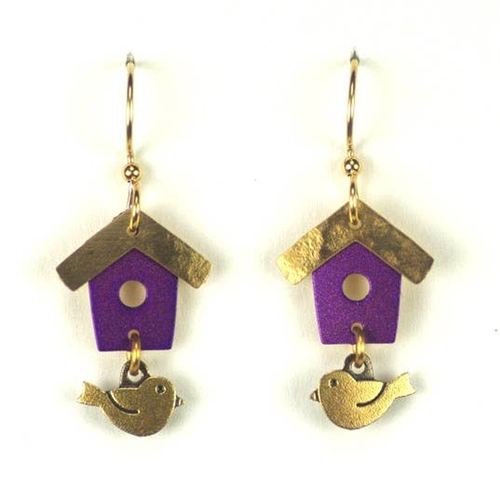 Birdhouse Earring