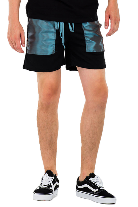 COTTON PEACOCK CUTOUT SHORTS