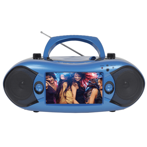 Bluetooth DVD Boombox with AMFM Radio & Digital TV