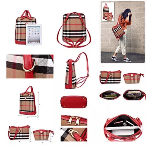 Posh And Cool Convertible 3 in 1 Backpack in Plaid