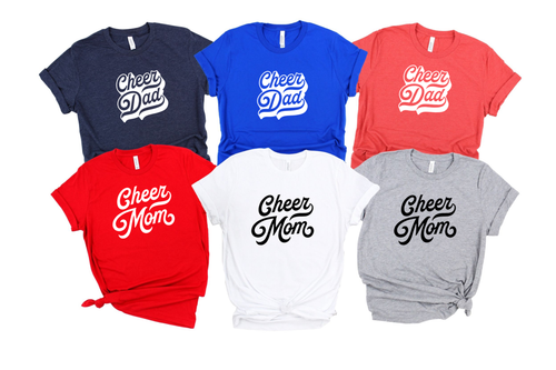 Cheer Mom and Cheer Dad Shirts