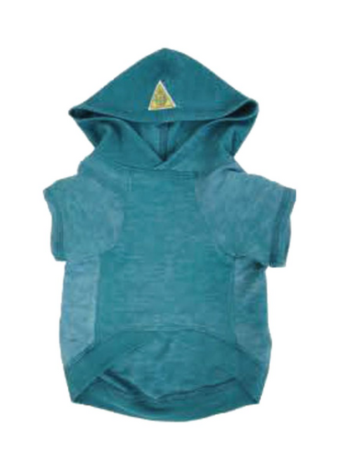 Doggy Hoodie French Terry - Peacock - Large