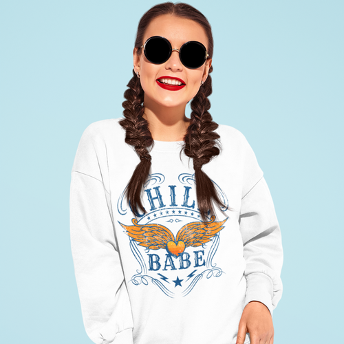Women's Retro Chill Babe Sweatshirt 