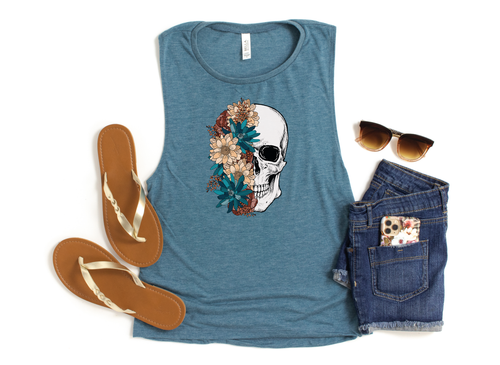 Floral Skull