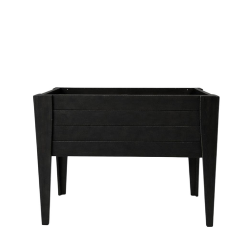 30" X 18" Black Heavy Duty Plastic Rectangular Raised Garden Bed