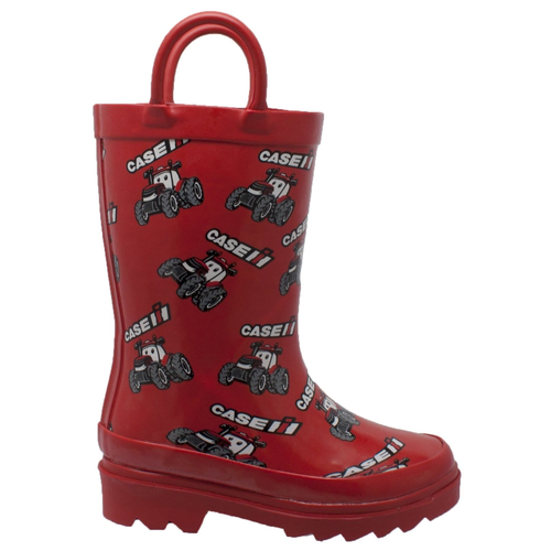 Toddler's Big Red Rubber Boots