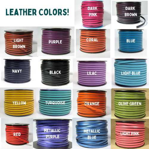 Anchor Leather Bracelet