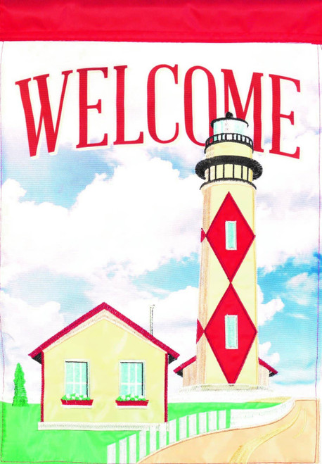 Flag Welcome Lighthouse Polyester 