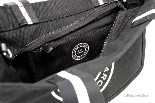 Marc Jacobs Signet Black Canvas Convertible Tote