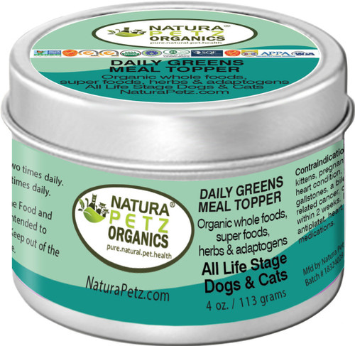 Daily Greens Glow Multi-Vitamin & Multi-Mineral Support* Flavored Meal Topper For Dogs And Cats*